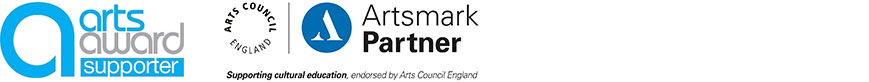 Arts Award supporter and Artsmark Partner logos